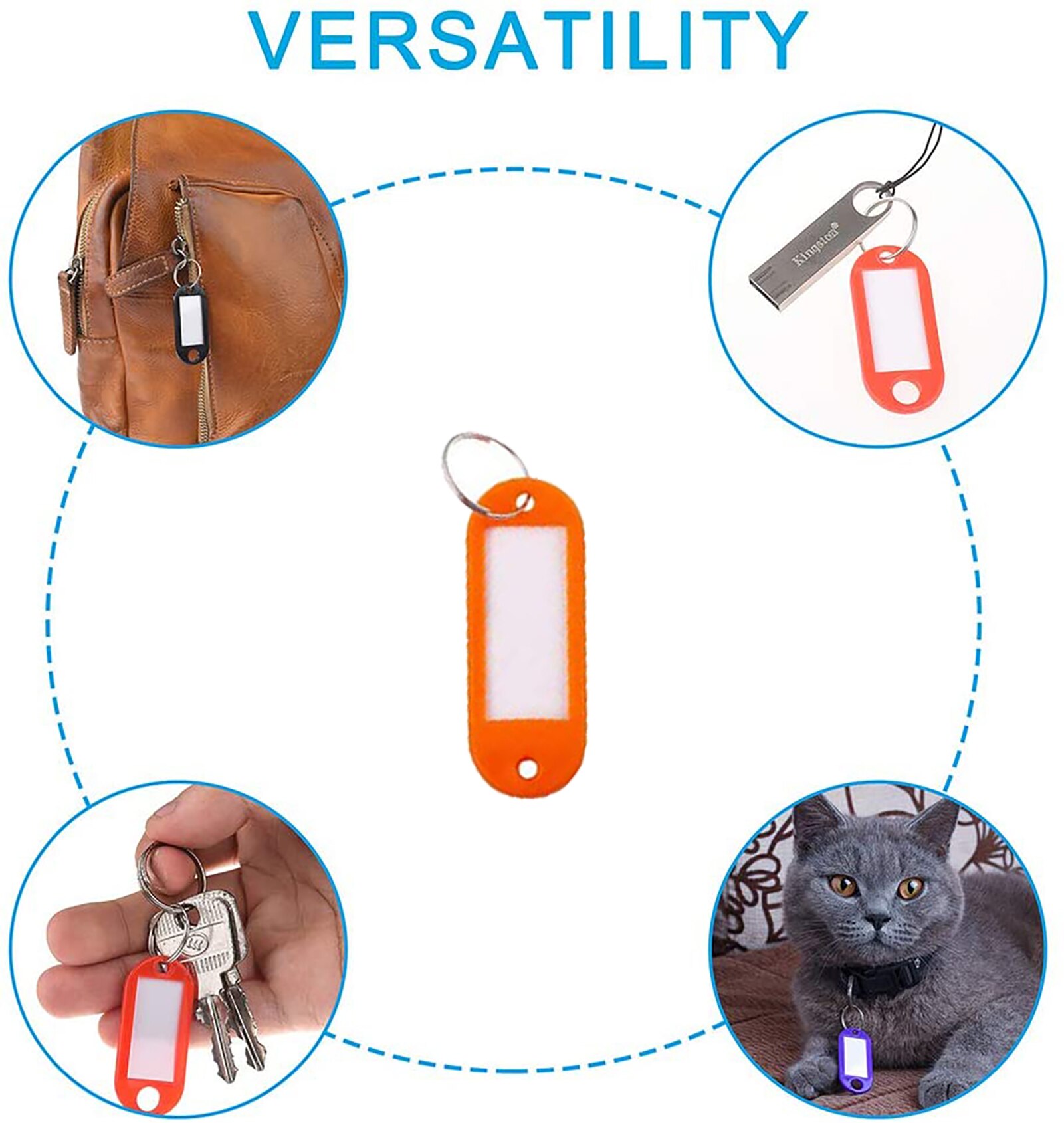 F Aventik 6 couleurs en aluminium d-forme mousqueton pince boucle 6cm avec 3 porte-clés 1 étiquette nominative Multi usage pour randonnée porte-clés