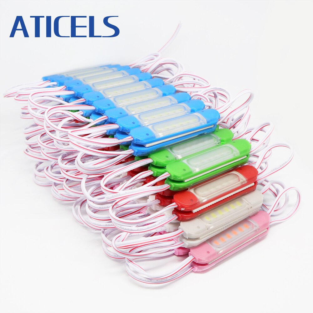 12V LED Module 5730 6leds 1.6W Injection LED Module Lighting IP65 Waterproof For Advertisement 20PCS/lot