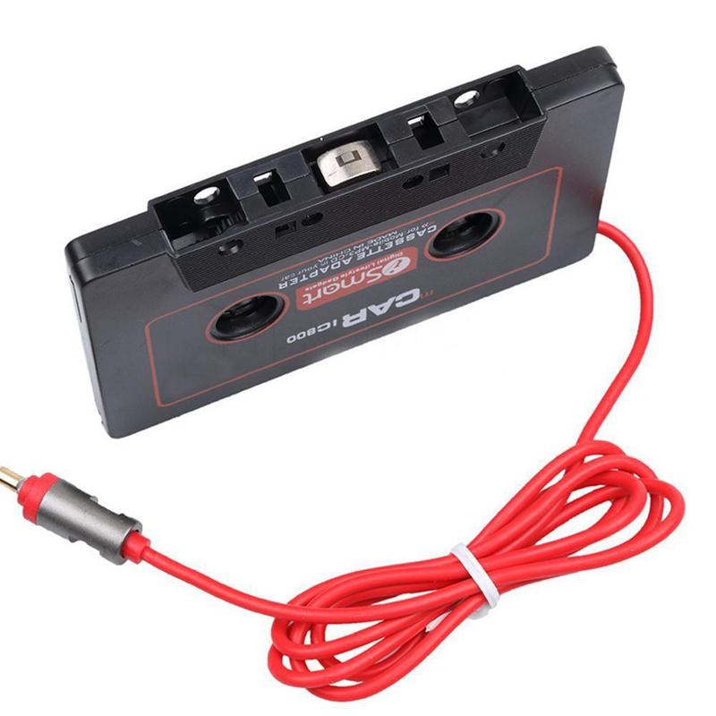 Adaptateur Aux pour voiture, Cassette Audio, lecteur Mp3, convertisseur pour iPod, iPhone 3.5mm, câble CD, prise Jack, lecteur AUX MP3 T1V3