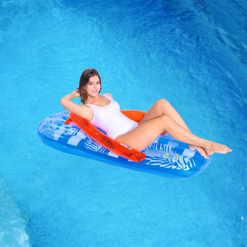 Colchoneta inflable para piscina de verano, cama de hilera flotante, cubierta hinchable, colchón de natación para niños y adultos