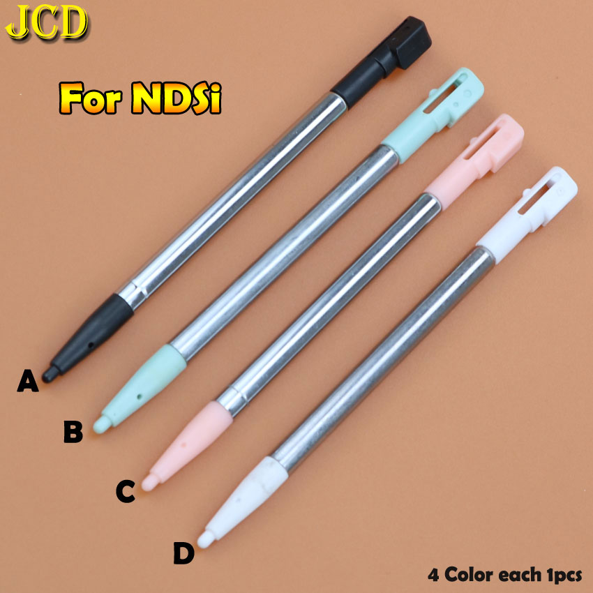 JCD-Juego de lápiz táctil de pantalla táctil de Metal retráctil para Nintendo 3DS XL, para Nintendo 3DS NDSi NDSL, accesorio de juego, 1 Uds.