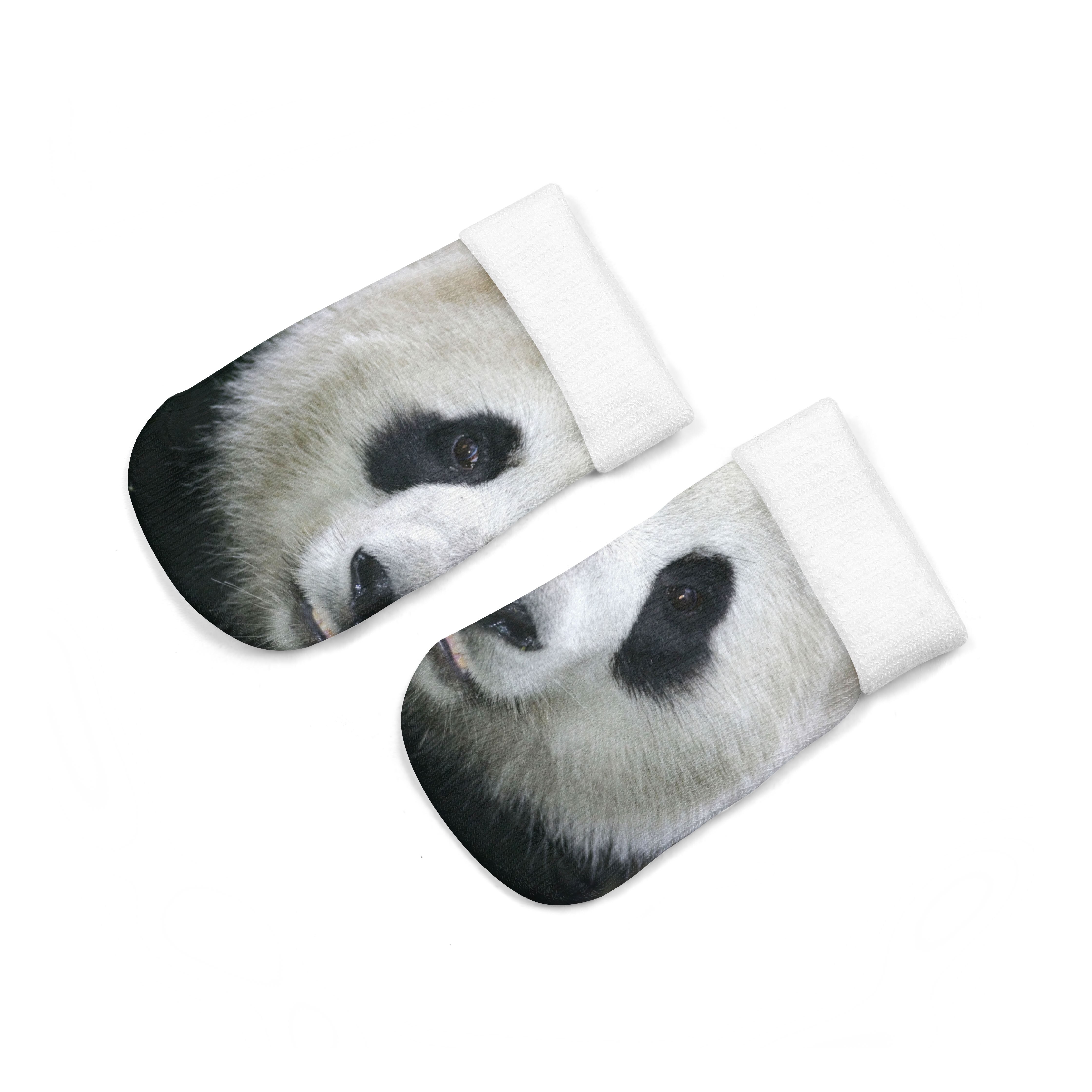 Casual, coole panda-patroon harajuku sokken voor dames, hipster, grappige katoenen korte sokken, vrouwelijke kunst, lage dunne sokken