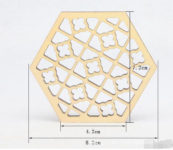 Bergkedja trä hexagonal präglad erhu ljudfönster massivt trä urheen tillbehör stränginstrument delar & tillbehör