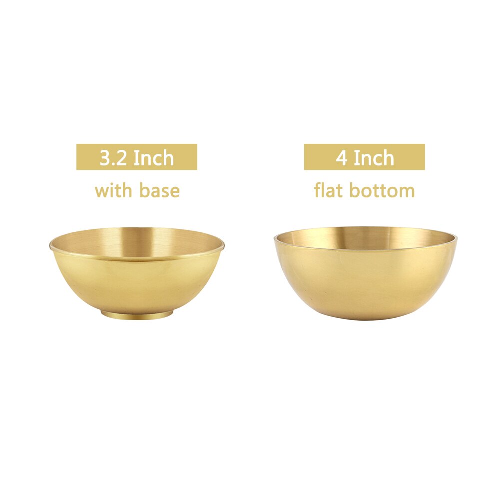 Utensilios de cocina hechos a mano para adorar a Buda, cuenco budista liso, de arroz y agua de templo, decoración del hogar