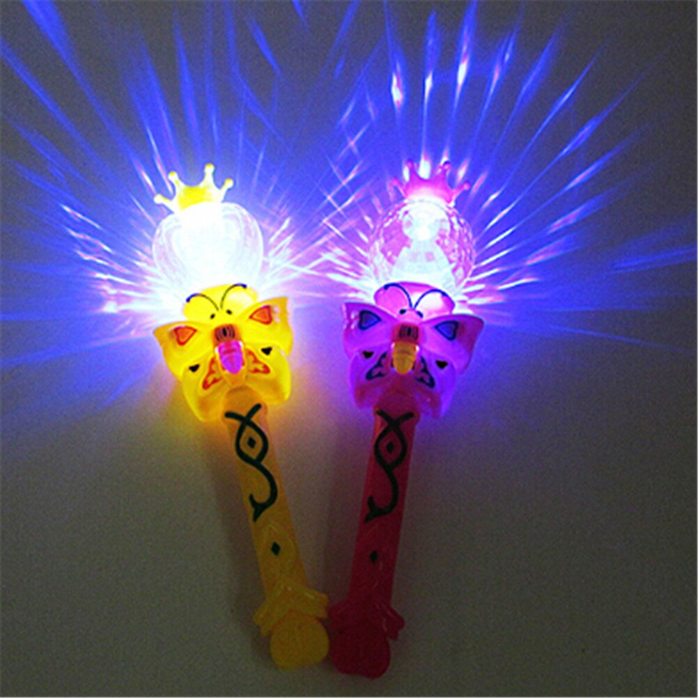 1pc 1pc verlichtingsstokjes speelgoed knipperende gloeiende lichtgevende toverstokken lichtgevend speelgoed willekeurig