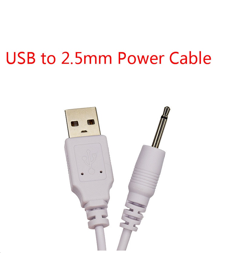 1 M Usb Naar 2.5 Mm Mono Audio Kabel Vervanging Usb 2.0 Naar Dc 2.5 Mm 2A Snel Opladen Power kabel