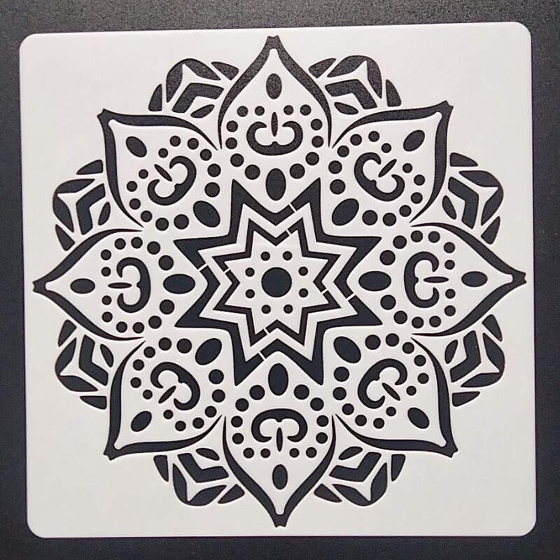 Gabarit de flocons de neige pour meubles, 15x15 Cm, pour murs, peinture, décoration, superposition plastique, bricolage, coloration, gaufrage, pochoirs pour scrapbooking: c31