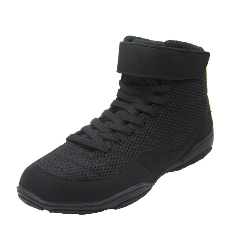 Non-Slip Sneakers Male Boxing Shoes Athletic Wrestling Shoes for Men Training Shoes Muscle Outsole: Black / 41