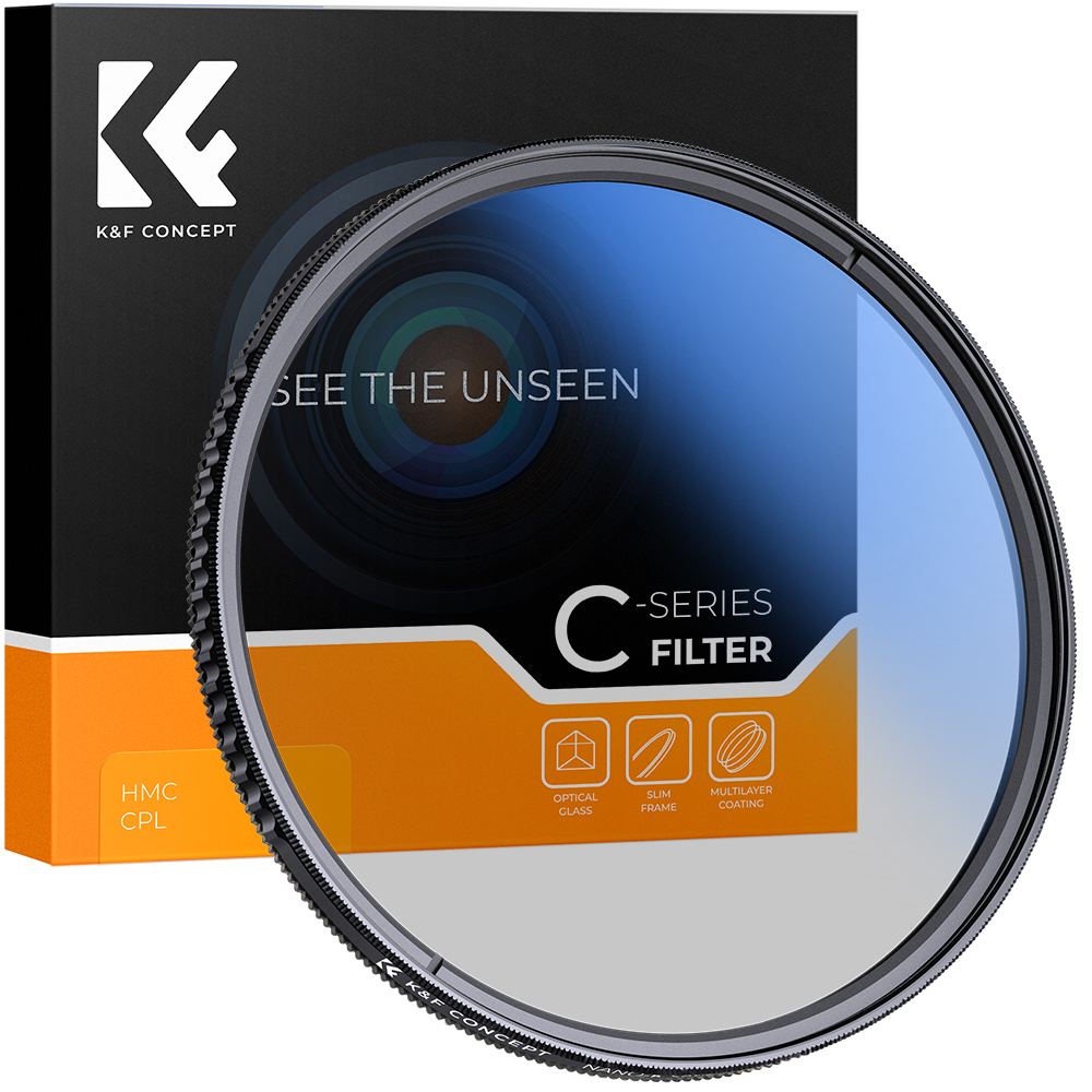 K & F Concept MC CPL filtro polarizador Circular Ultra delgado multicapa 37/43/46/49/52/55/58/62/67/72/77/ 82mm con paño de limpieza