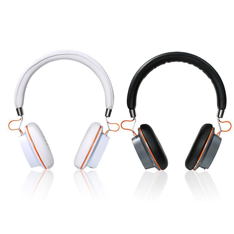 195hb bluetooth hörlurar stereo handsfree trådlösa headset hörlurar med 3.5mm pluggar mikrofon trådlös + trådbunden hörlurar