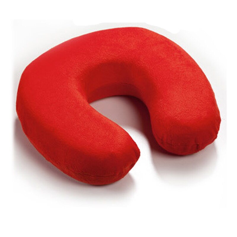 Zachte U Vormige Trage Rebound Memory Foam Reizen Nek Kussen Voor Office Vlucht Reizen Katoen Kussens Head Rest Kussen