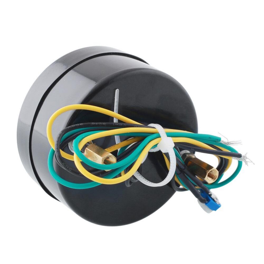 1Pcs Auto Brandstofmeter Led Brandstof Niveau Meter Gauge Brandstof Niveau Sensor 12V Motorfiets Auto Elektrische Mechanische Olie schaal Meter