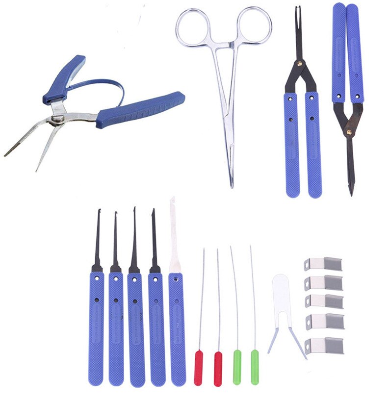 Klom Broken Key Extractor Lock Remove Tool Locksmith Tool for Home Door Lock and Car Lock