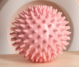 Fasciabal, plantaire massagebal, ontspanningsyoga-fitnessbal, taille, rug, nekstretch fasciabal: Beige