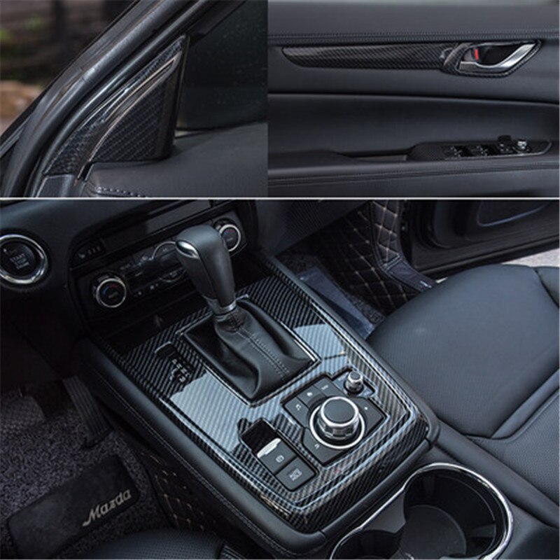 Car styling for Mazda cx-8 CX 8 ABS central control instrument panel air outlet gear box window lift panel trim