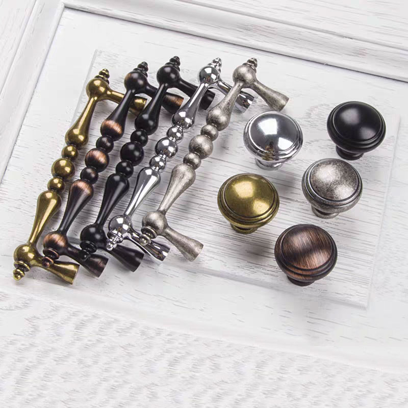 Poignée de traction pour armoire de cuisine, 3.75 "5", boutons pour commode, couleur Antique, Bronze, or, argent, Chrome, noir, solide