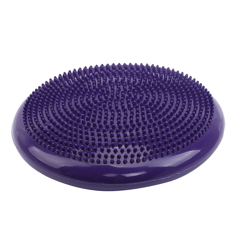 Yoga Balance Ball Training Balanced Cushion Fitness Massage Ball Adult Padded Practice Feet Rehabilitation Thick Yoga Ball: purple