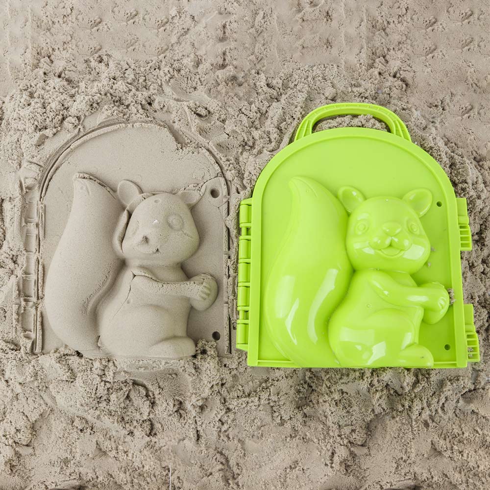 Beach Sand Game 3D Cartoon Mold Beach Snow Sand Model Children's Model Toys Children Outdoor Beach Playset: 39008-15