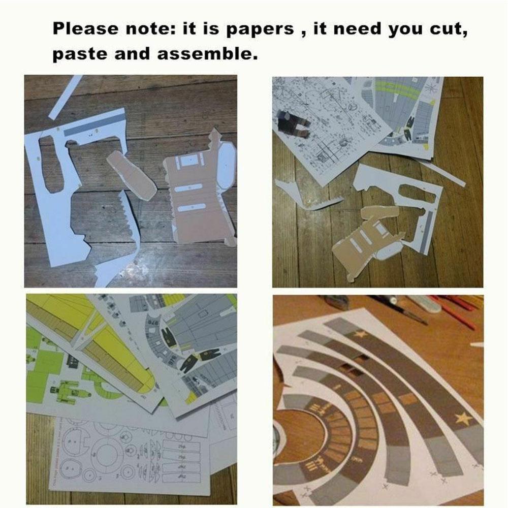 1:400Scale Norway Bredford Dolphin Offshore Drilling Oil Handcraft Paper Handmade Puzzles Kit Paper Model DIY Toy Drilling R3B2
