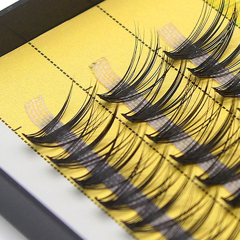 1box big capacity 60 bundles 20D Eyelash Extensions 0.07mm Thickness Mink Strip Eyelashes Individual Lashes Natural Style