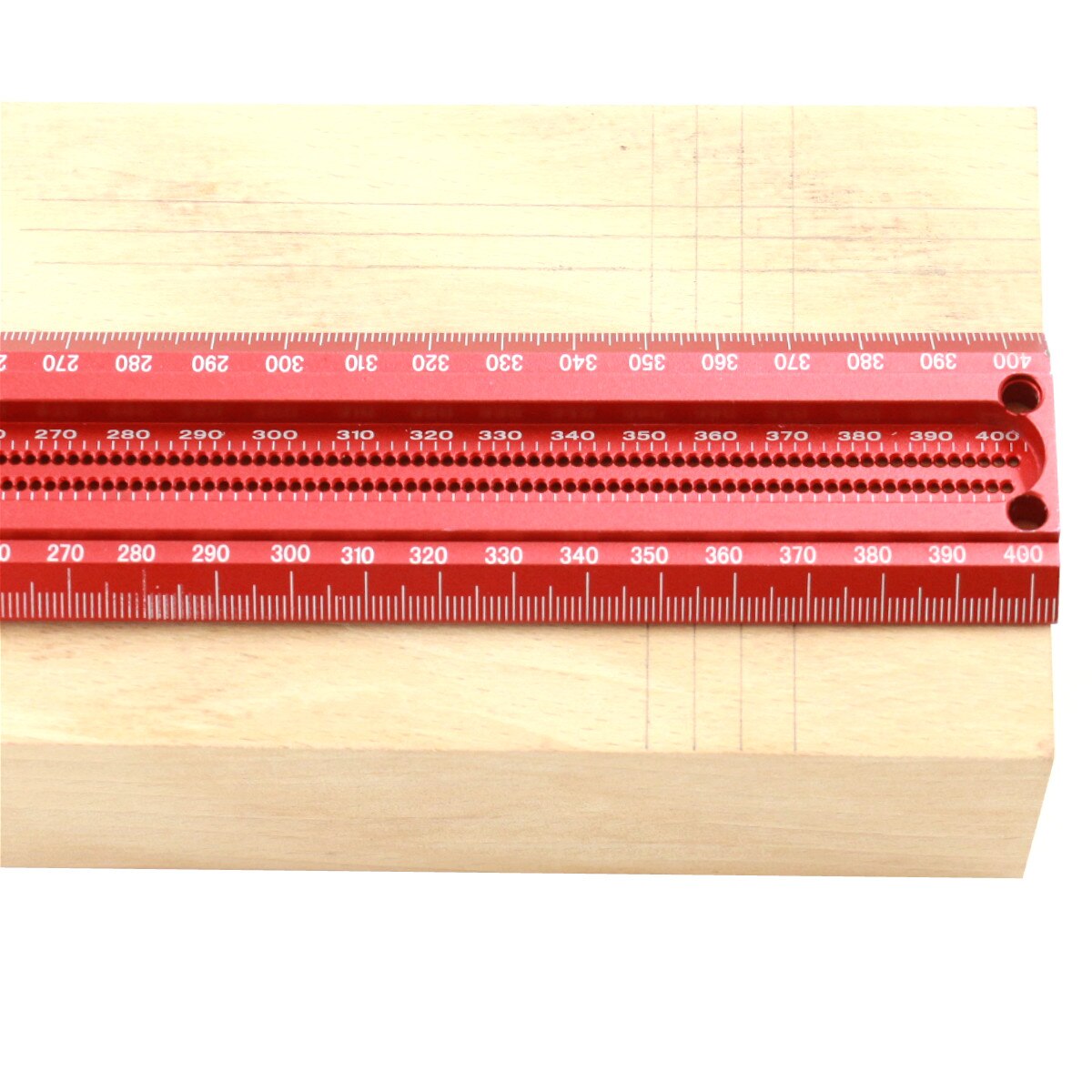 Aluminium Alloy T Hole Positioning Metric Measuring Ruler 300-600mm Precision Marking T-Rule Scriber Ruler Woodworking Tool
