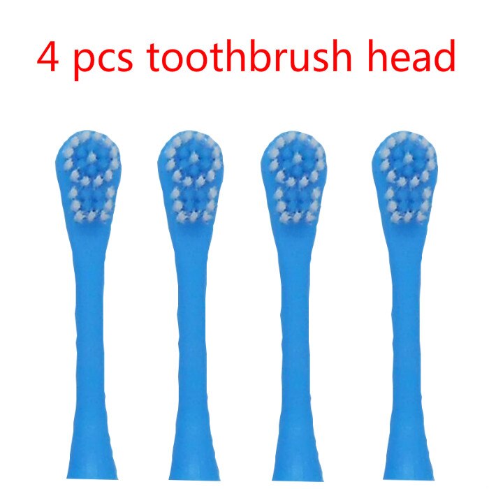 Cartoon Pattern Children Electric Toothbrush head Teeth Brush Heads Electric Teeth Brush Or Replacement Brush Heads Kids: Blue