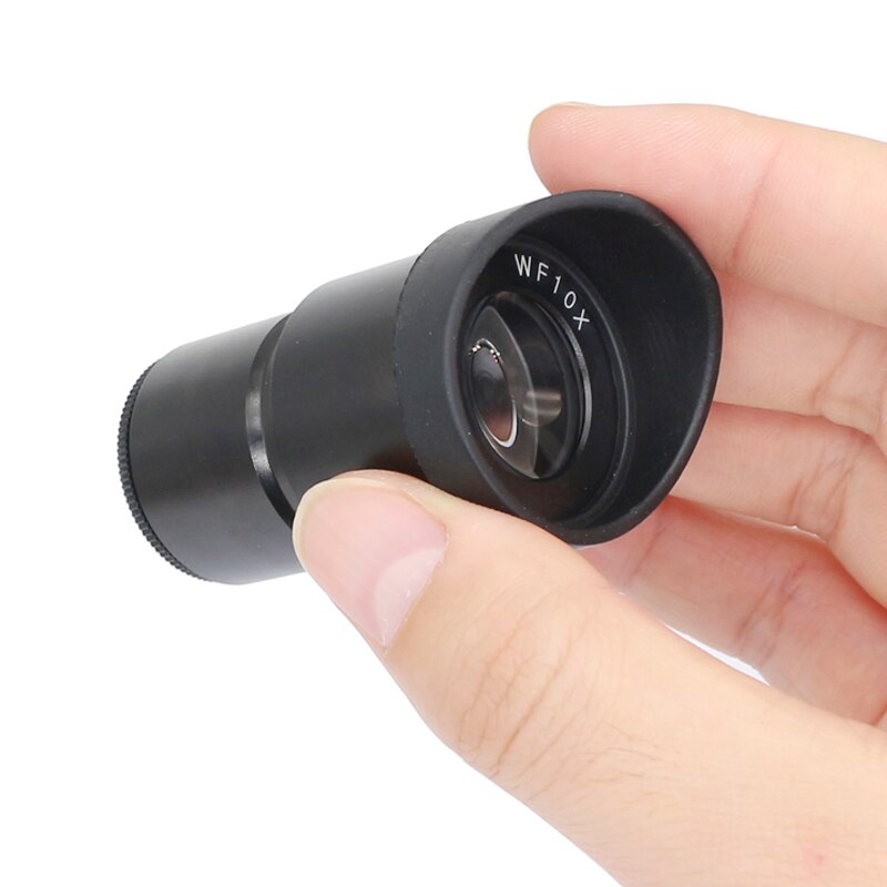WF10X Wide Field Eyepiece Optical Lens for Stereo Microscope 10X WF10X/20 Field of View 20mm with or without Cross Reticle