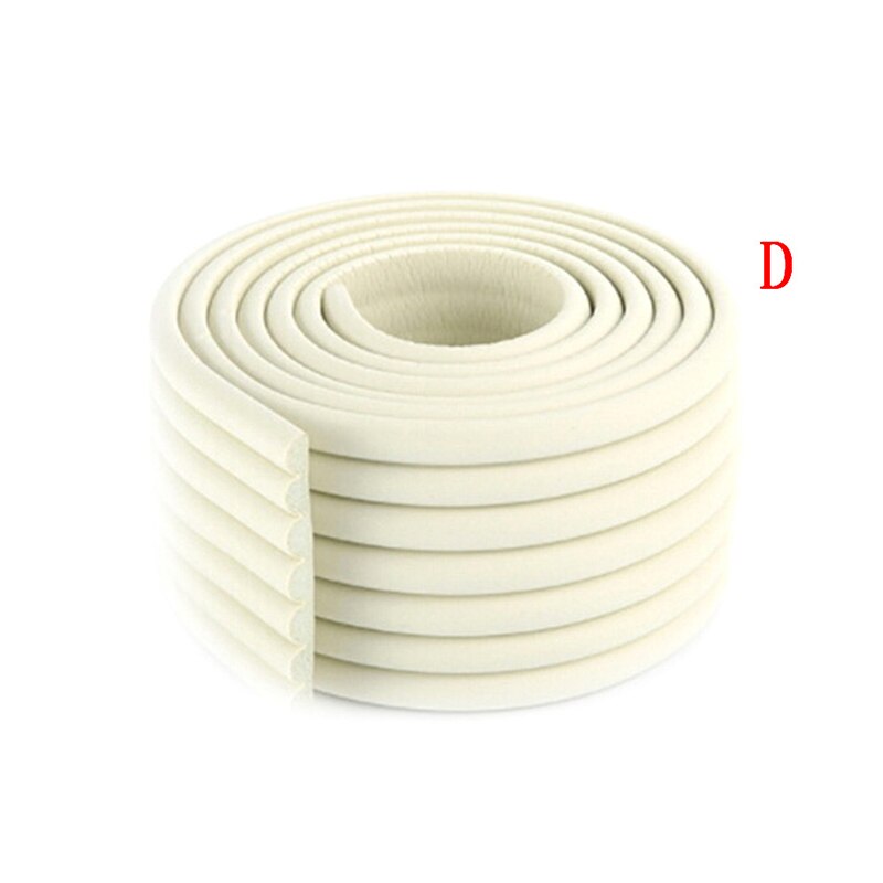 2M Kind Bescherming Tafel Guard Strip Kid Bescherming Corner Protector Baby Veiligheid Guards Edge Guards Effen Hoek Rubberen Bumper: D