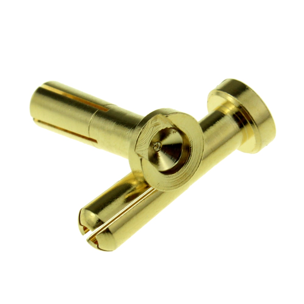 AMASS 4mm 5mm Banana Plugs Male Authentic Alotted aft Beveled Stable Current 40A 7U Gold Plating For RC Car