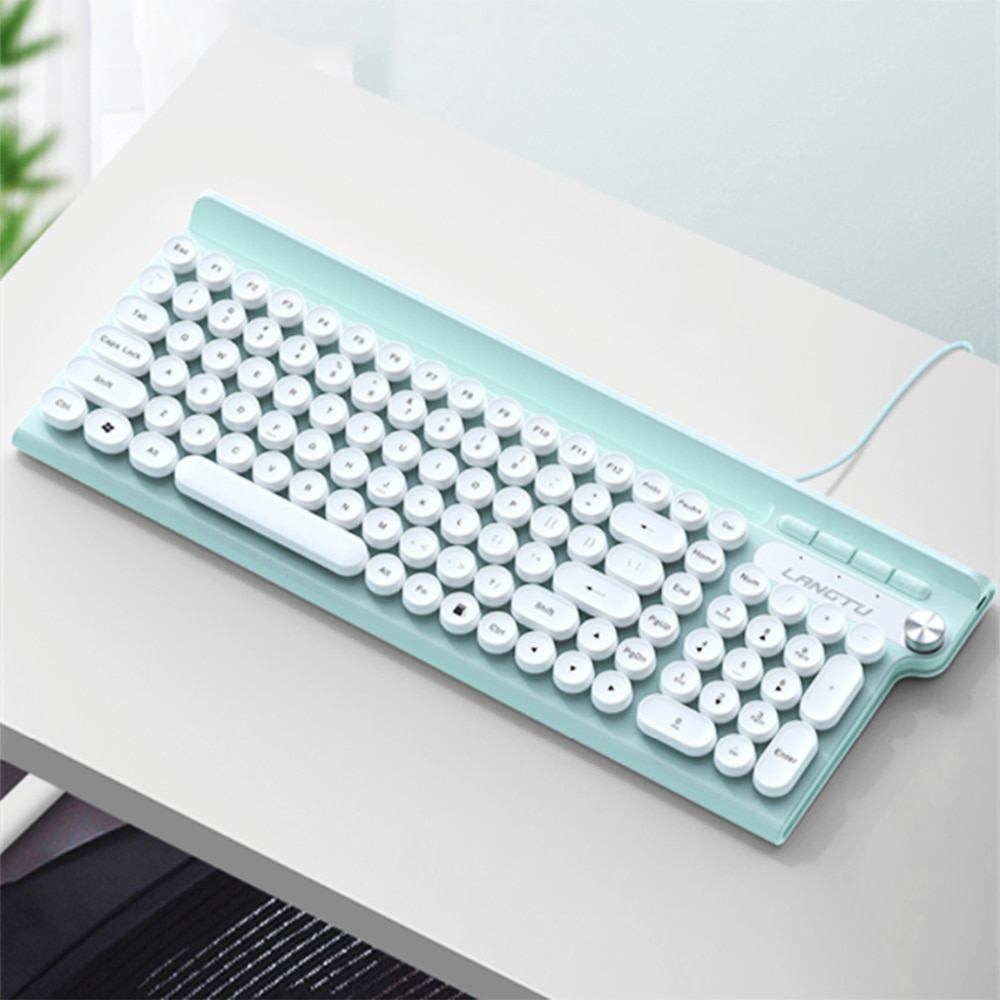Clavier filaire L3 102 touches, , ABS, étanche, pour ordinateur PC de jeu, PC portable, blanc/rose/noir