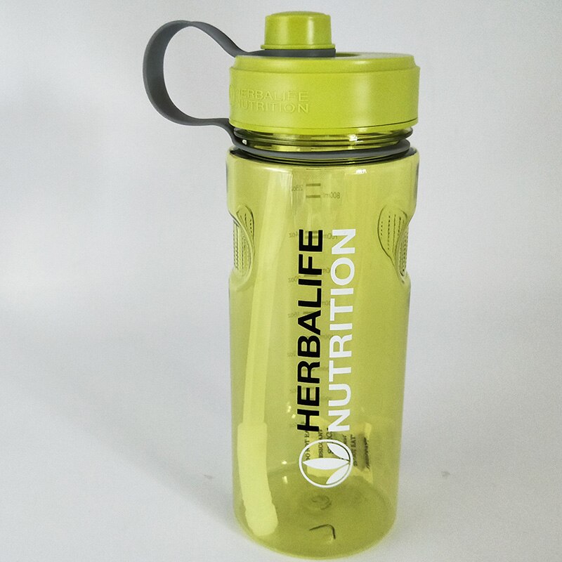6 color Herbalife nutrición 24Fit leche 1000ml la botella con paja dentro botella espacial hervidor de agua libre de BPA