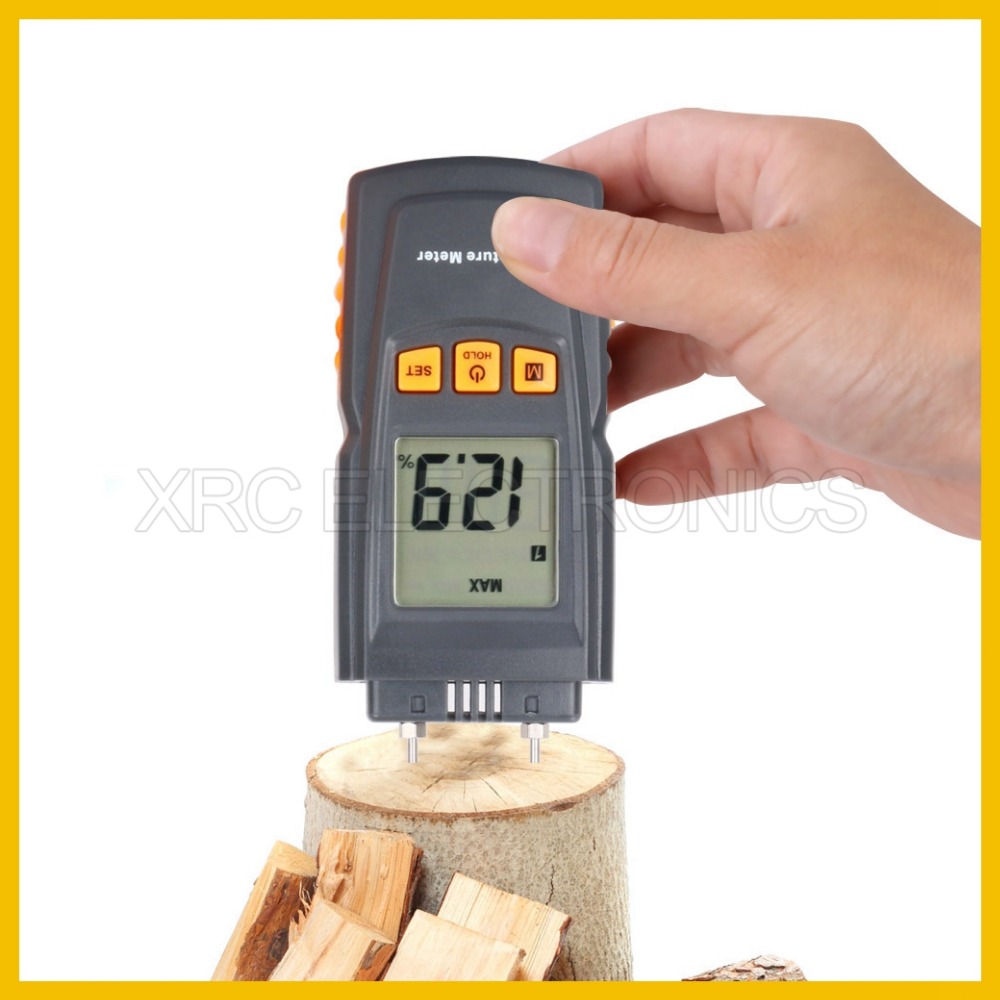 RZ EMT01 Portable Wood Moisture Meter Hygrometer Timber Tree Density Digital Electrical Tester Measuring tool GM605