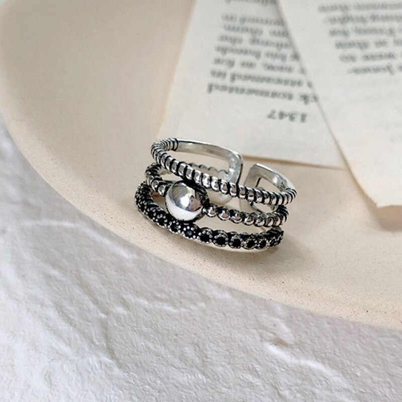 Neue modisch Charme Perlen Ringe Für Frauen Männer Boho Knöchel Party Ringe Punk Cocktail Schmuck Mädchen