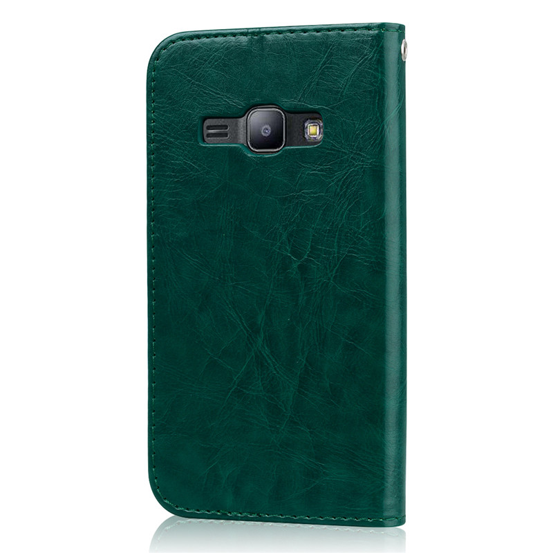 Leather Flip Case Voor Samsung Galaxy J1 Zachte Tpu Telefoon Geval Voor Samsung J1 J120 J120F/Ds flip Case Voor Samsung J1