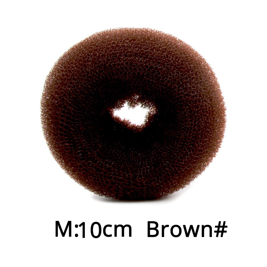 Alileader Hair Tools Styling Diy Magic Bun Maker Hair Braid Accessories Styles Sponge Donut Bun Maker Hairstyle S/M/L: M brown