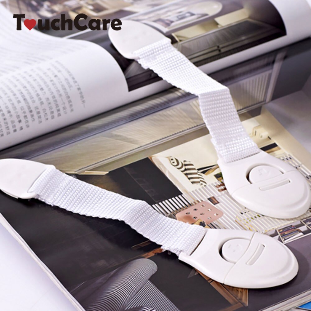10Pcs Kids Cabinet Lock Child Safety Protection Cupboard Doors Lockers Baby Drawers Refrigerator Toilet Plastic Stripes Latches