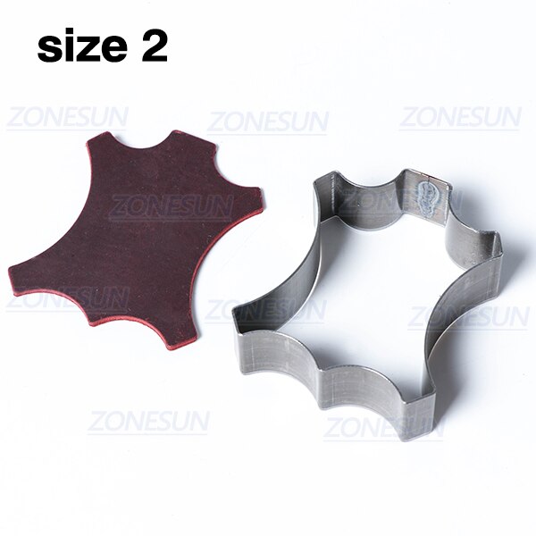 ZONESUN Full Steel Leather Cutting Die Rule Die special shape hollowed Punching Clicker Die For Cutting Out Leather PVC craft: 40x75mm