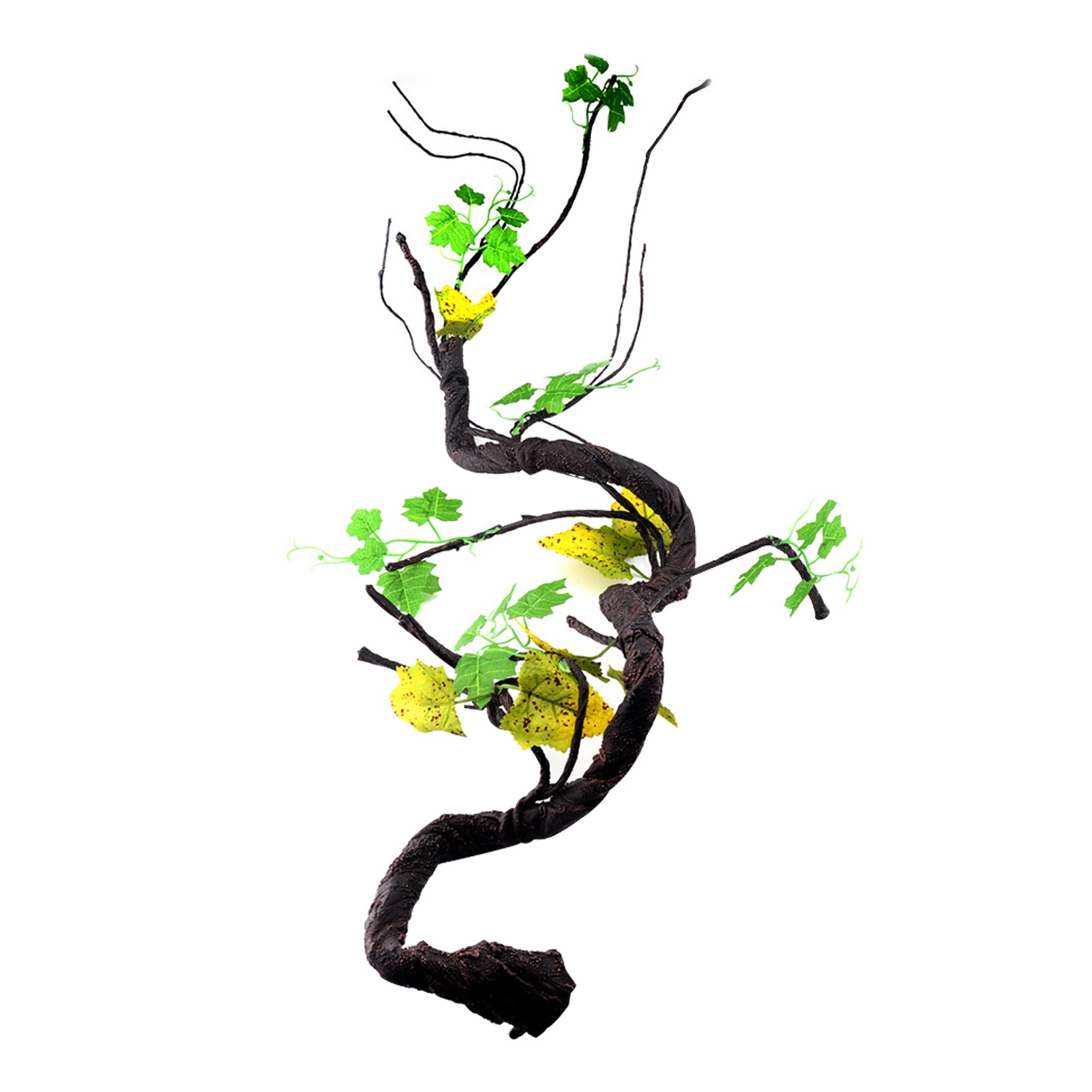 Jaula de camaleón para decoración del hogar, serpientes, animales pequeños, lagarto, escalada, reptil Artificial, vid, Terrario de araña, suministros para mascotas: 1