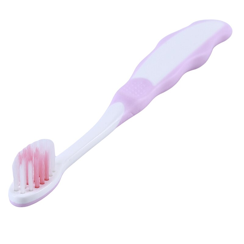1 conjunto escova de dentes das crianças caixa de cristal 2 varas do cabelo macio cabeça grande língua limpa escova de dentes do bebê fontes do bebê Imagem cor