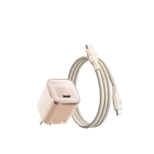 Anker Nano 45W Type C Charger Fast Charging Compact and Foldable Plug USB C Charger Anker's Advanced GaN-Powered Charger: Pink
