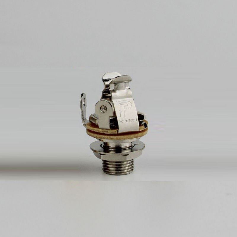 1 PCS Pure Tone Multi Contact Mono 1/4" Output Jack, Nickel Or Gold: 1 PCS NI