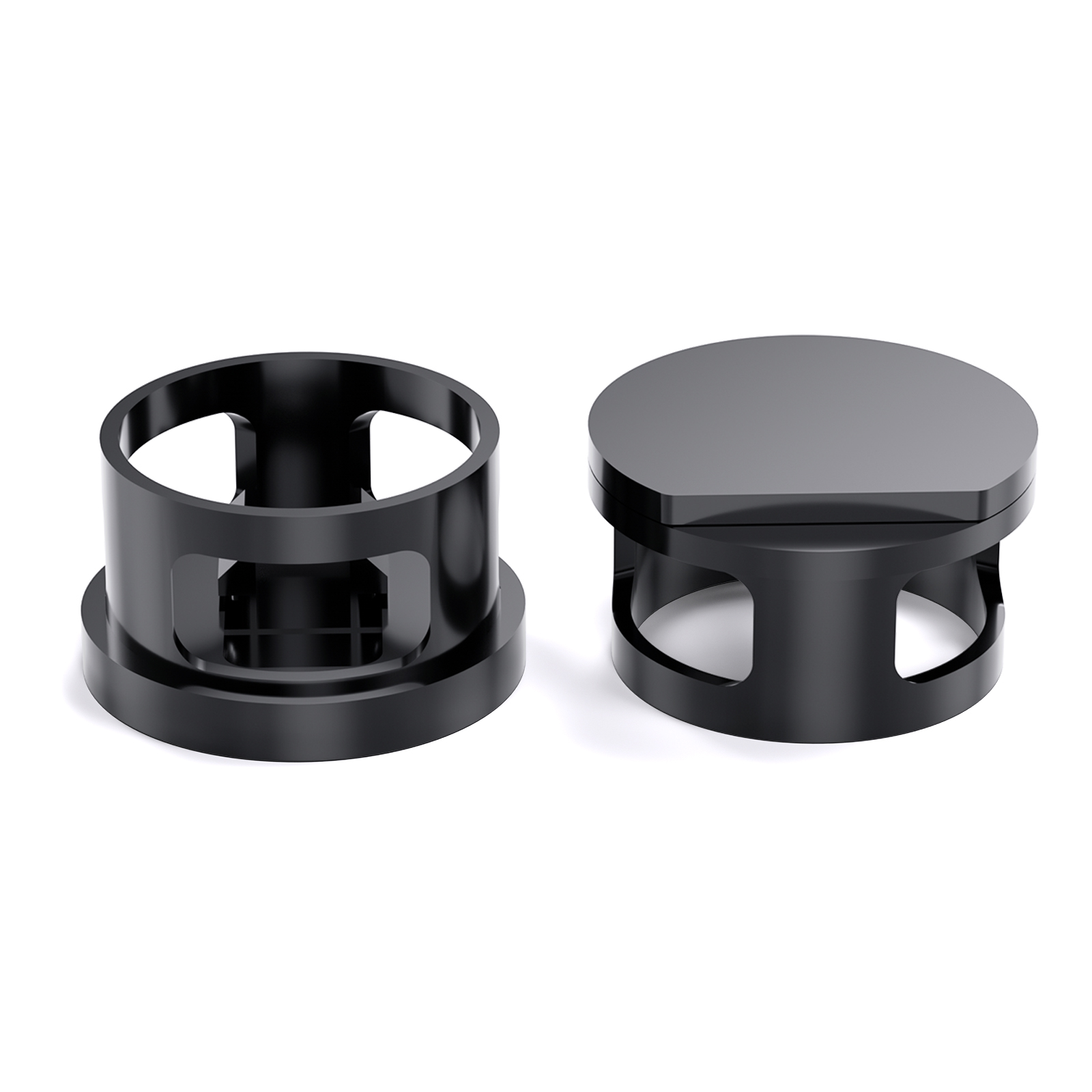 2/4/6 st led-ljusskydd för meta ray(ban)-glasögon, wayfarer/skyliner/headliner-glasögon, kameraljusskydd: Lila grön