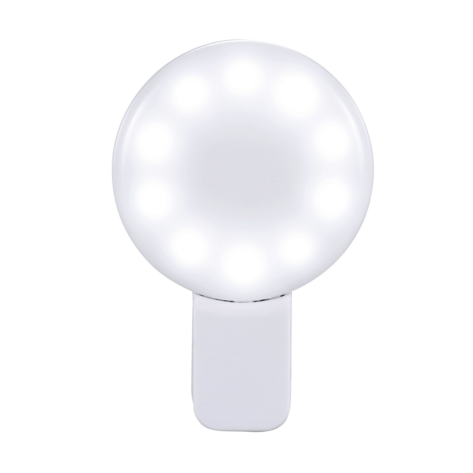Portable MIni Led Selfie Light Circle Flash Fill Clip Camera Lamp Supplementary Light For Mobile Phone & Tablets