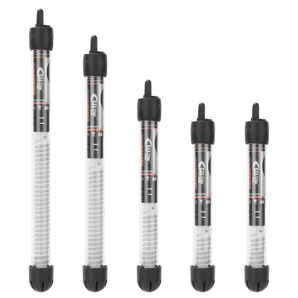 Riscaldatore per acquario 25W/50W/100W/200W/300W riscaldatore per serbatoio di pesce sommergibile asta di riscaldamento a temperatura costante acquario essenziale