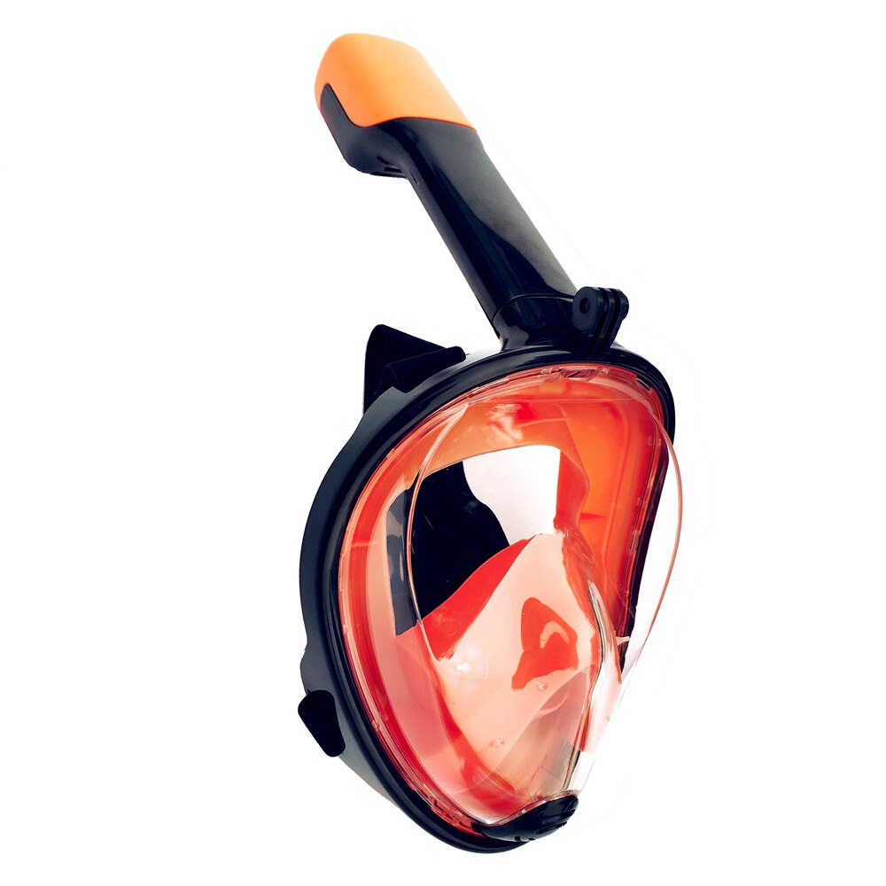 Underwater Anti Fog Diving Mask Snorkel Swimming Training Scuba mergulho 2 In 1 full face snorkeling mask For Gopro Camera: New Color 02 / S/M