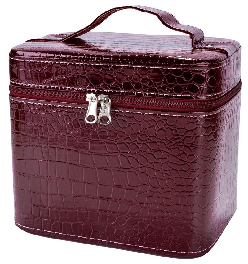 Valigetta per trucco professionale di marca femminile estetista di moda organizzatore di cosmetici scatola di immagazzinaggio strumento per unghie valigia per donna borsa per trucco: Default Title