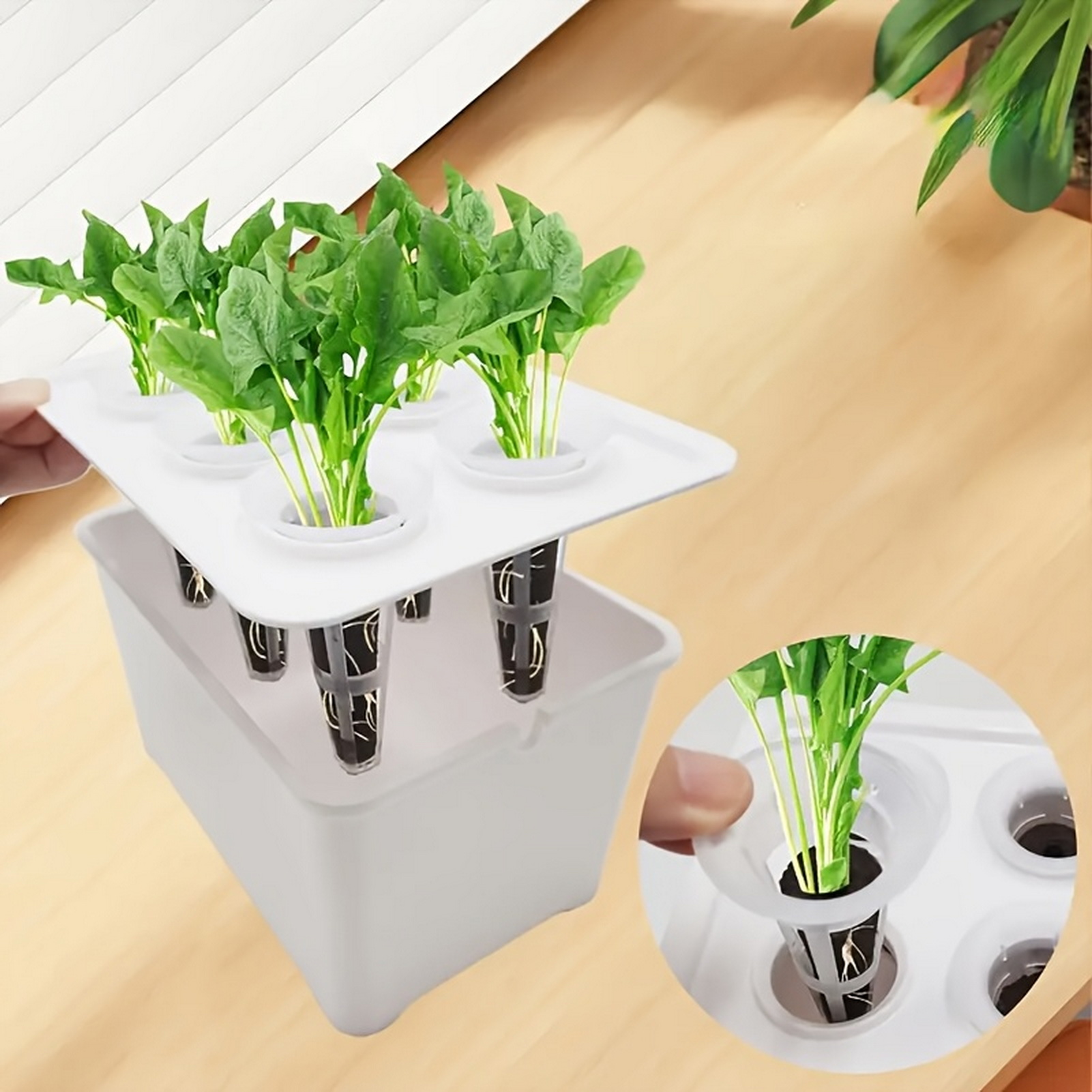 Gardening Nursery Pots Indoor Hydroponics Grower Kit Universal Hydroponic System Planting Container