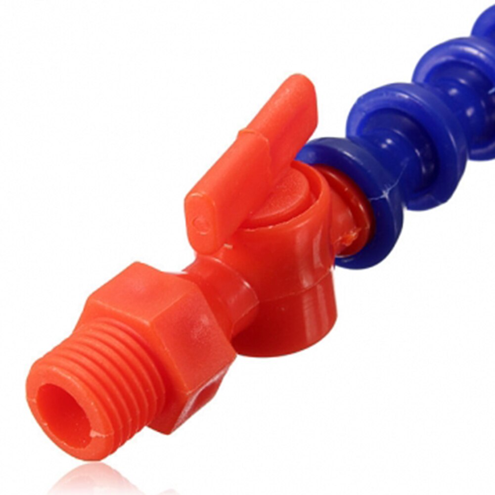 1/4 runde mundstykker fleksibel plastolie-vandkølerrørslange cnc + afbryder 30cm