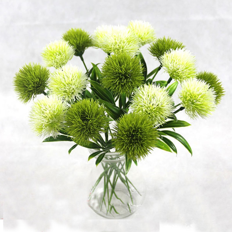 Beauity Artificial Dandelion Flowers Home Furnishings Wedding Valentine's Day Party Decor Plastic Flower Simulation Plant Flower