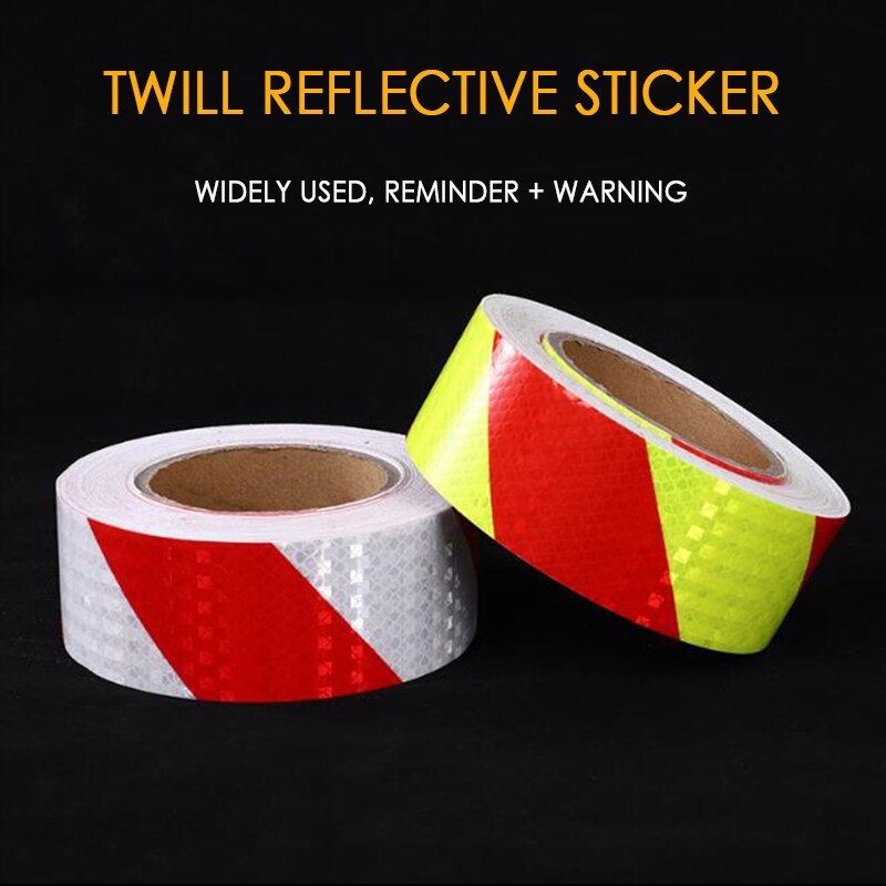 Reflective Tape Roll Sticker, 5cmx3m Safety Self Adhesive
